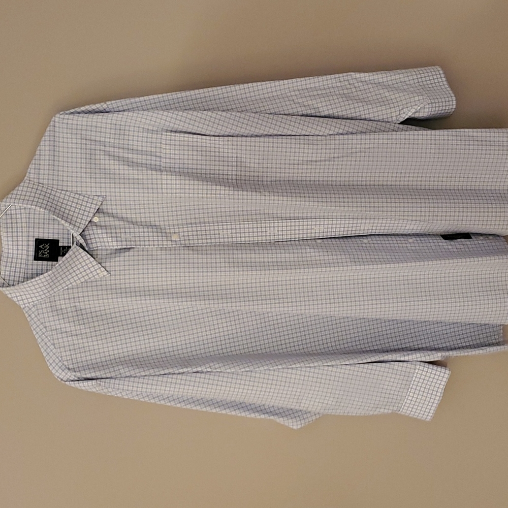 Jos A Bank Traveler Dress Shirt Size 19